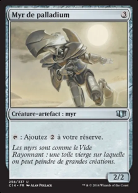 Myr de palladium, carte Magic C14 258 — extension Commander 2014