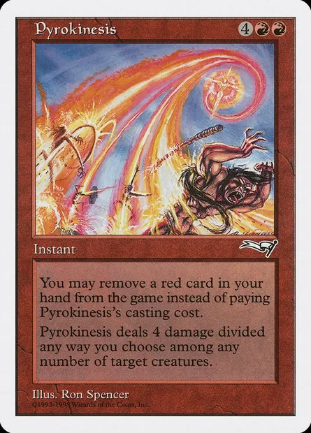 Pyrokinesis, Magic card ATH 47 — Anthologies set