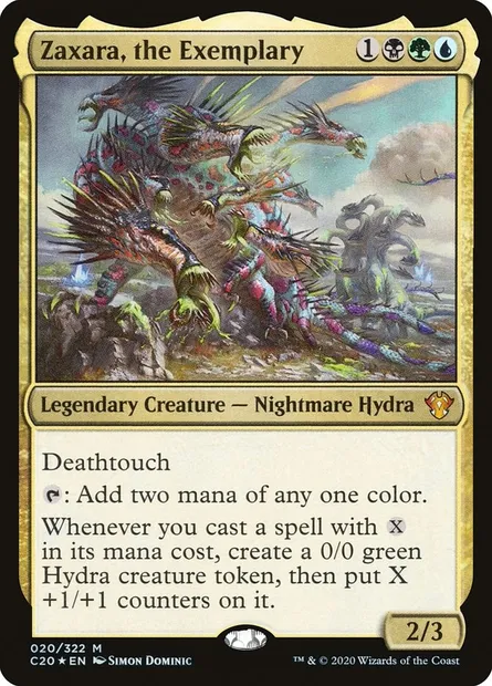 Zaxara, the Exemplary, Magic card C20 20 — Commander 2020 set