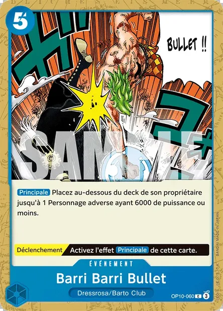 Barri Barri Bullet, carte One Piece OP10-060 — extension SANG ROYAL