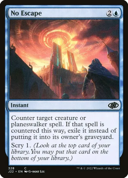 No Escape, Magic card J22 328 — Jumpstart 2022 set