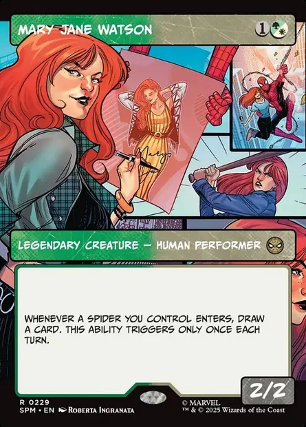 Mary Jane Watson, Magic card SPM 229 — Marvel's Spider-Man set