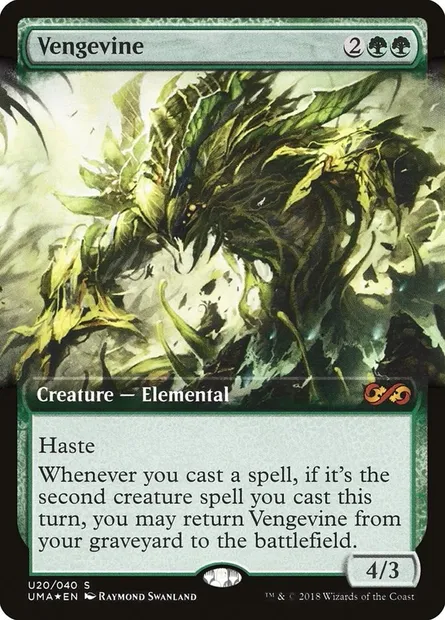 Vengevine, Magic card PUMA U20 — Ultimate Box Topper set