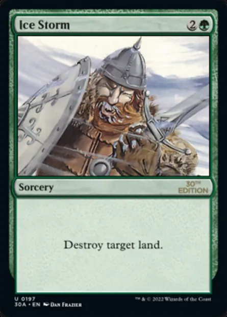 Ice Storm, carte Magic 30A 197 — extension 30th Anniversary Edition