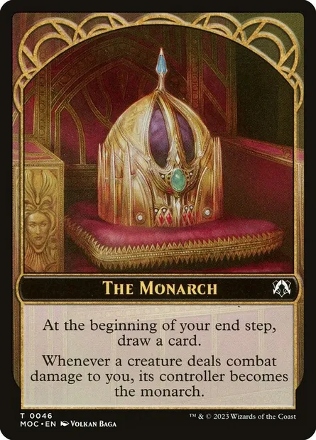 The Monarch, Magic card TMOC 46 — March of the Machine Commander Tokens set