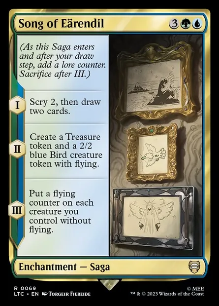 Song of Eärendil, Magic card LTC 69 — Tales of Middle-earth Commander set