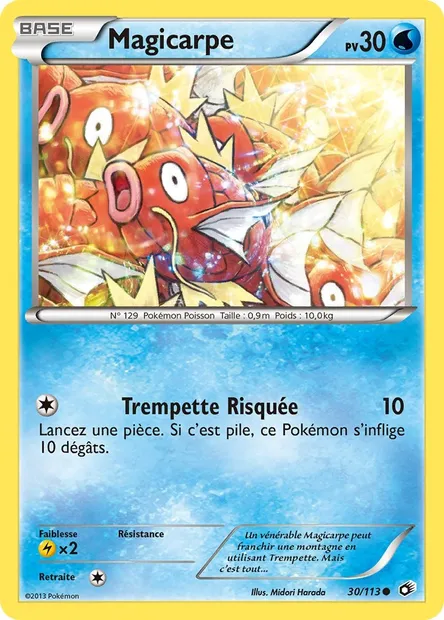 Magicarpe, carte Pokémon LTR 30 — extension Legendary Treasures