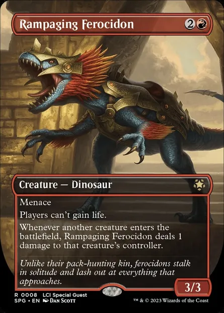 Rampaging Ferocidon, Magic card SPG 8 — Special Guests set