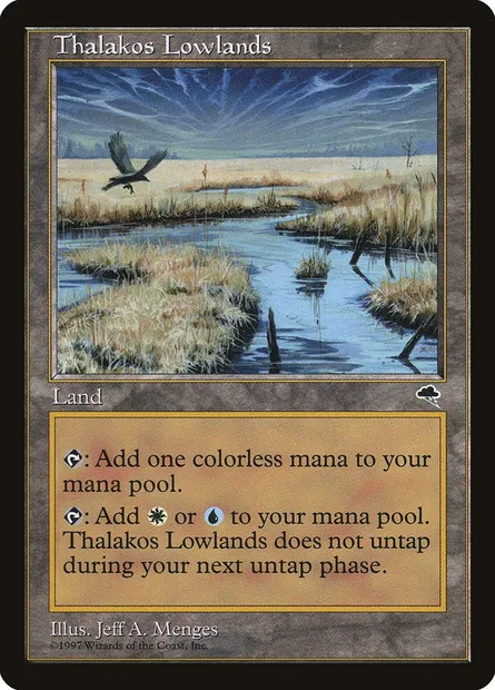 Basses terres thalakoses, carte Magic TMP 328 — extension Tempête