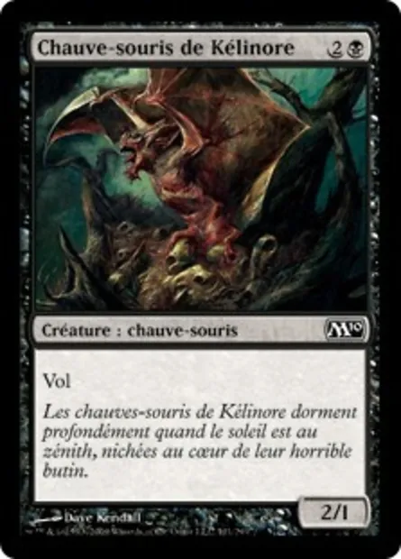 Chauve-souris de Kélinore, carte Magic M10 101 — extension Magic 2010
