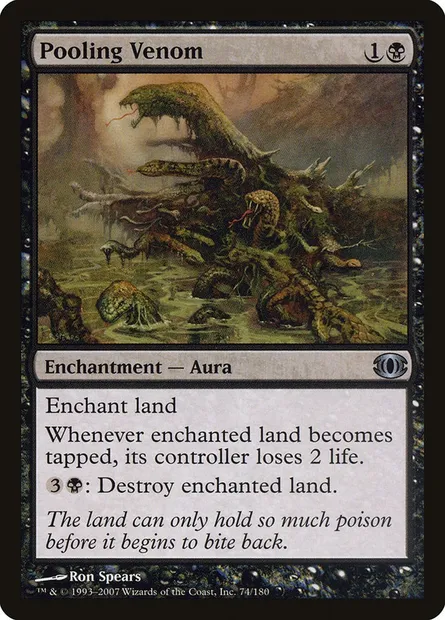 Pooling Venom, Magic card FUT 74 — Future Sight set