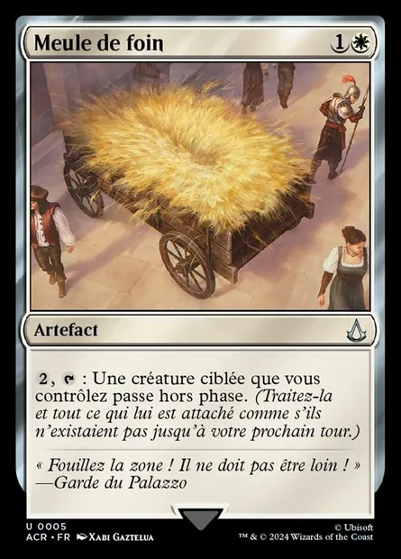 Meule de foin, carte Magic ACR 5 — extension Assassin's Creed