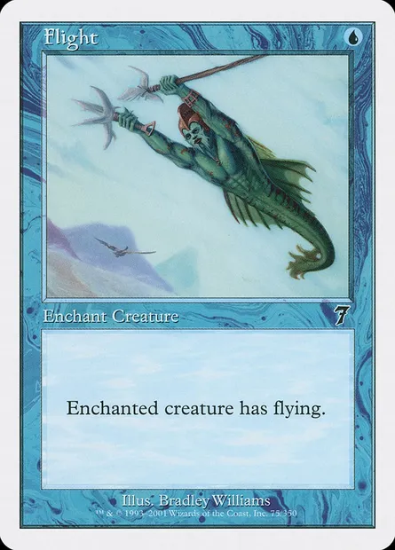 Flight, Magic card 7ED 75 — Seventh Edition set