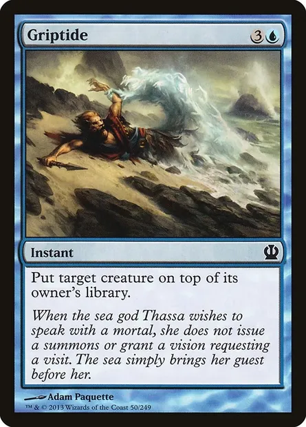 Griptide, Magic card THS 50 — Theros set