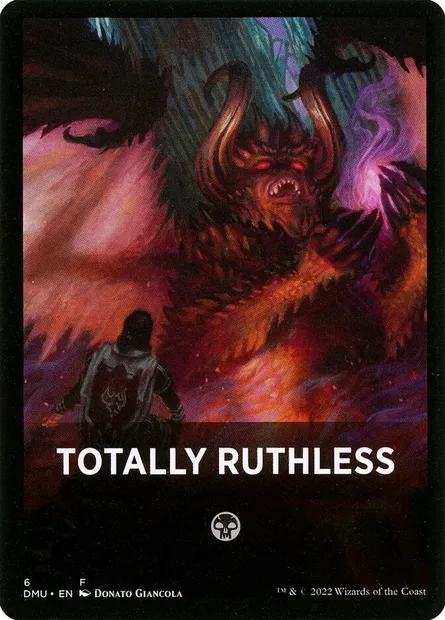 Totally Ruthless, carte Magic FDMU 6 — extension Dominaria United Jumpstart Front Cards