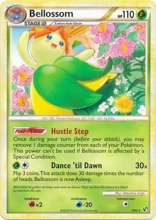 Bellossom, Pokémon card TDX 001-7 — Theme Deck & Blisters Exclusives set
