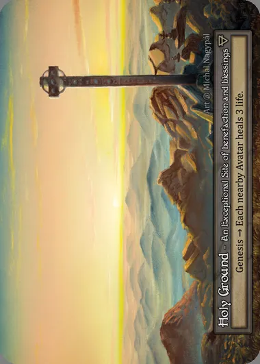 Holy Ground, carte Sorcery BET 363 — extension Beta