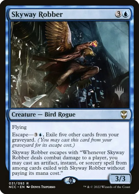Skyway Robber, Magic card PNCC 31p — New Capenna Commander Promos set