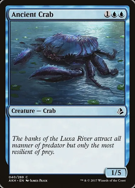 Ancient Crab, Magic card AKH 40 — Amonkhet set