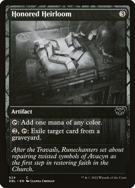 Héritage honoré, carte Magic DBL 524 — extension Innistrad : Double Programme