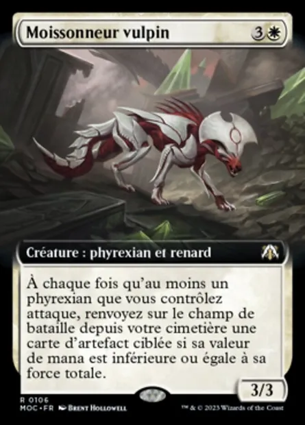 Moissonneur vulpin, carte Magic MOC 106 — extension March of the Machine Commander