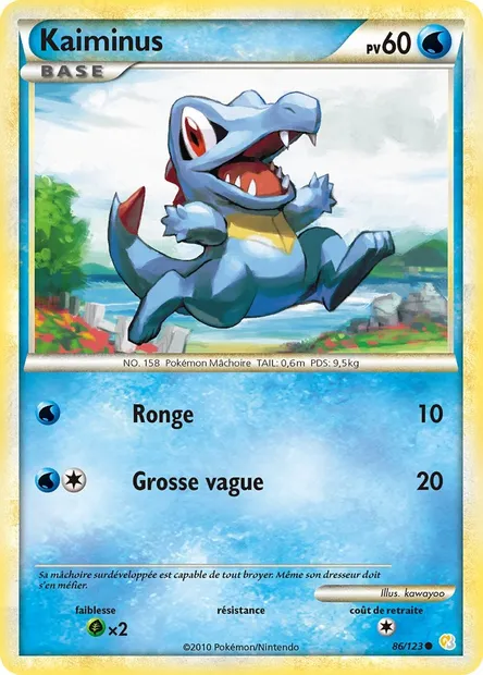 Kaiminus, carte Pokémon HS 86 — extension HeartGold SoulSilver