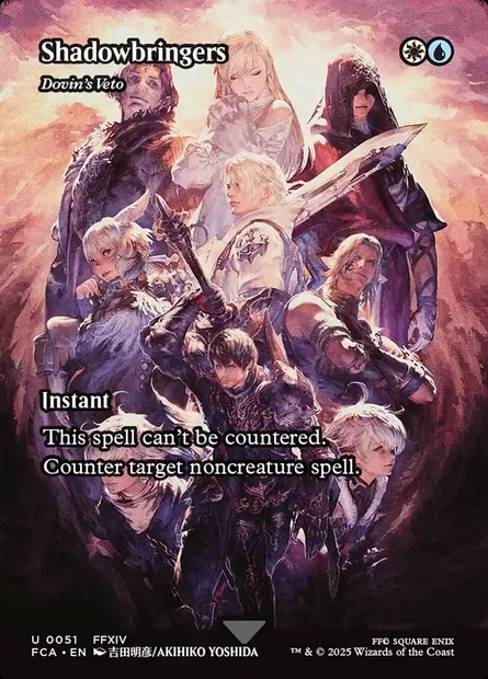 Dovin's Veto, Magic card FCA 51 — Final Fantasy: Through the Ages set