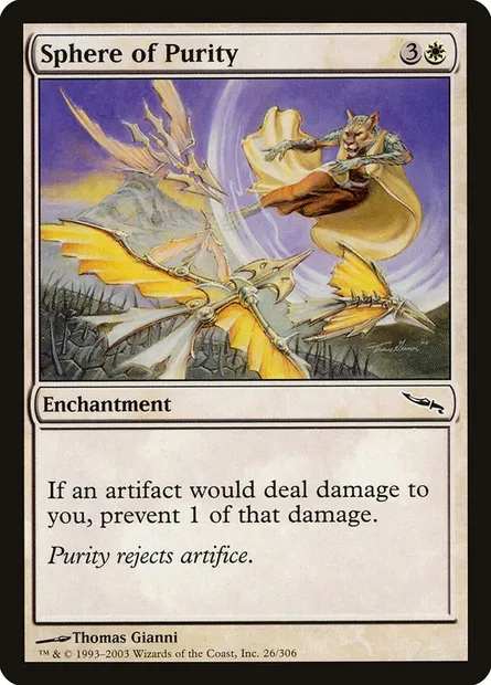 Sphere of Purity, Magic card MRD 26 — Mirrodin set