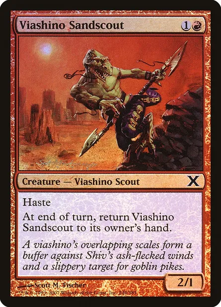 Viashino Sandscout, Magic card 10E 246★ — Tenth Edition set