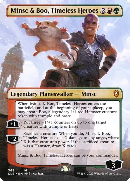 Minsc & Boo, Timeless Heroes, Magic card CLB 363 — Commander Legends: Battle for Baldur's Gate set