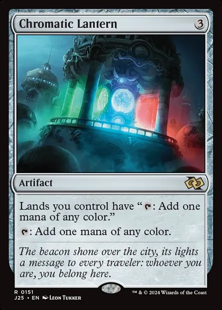 Chromatic Lantern, Magic card J25 151 — Foundations Jumpstart set