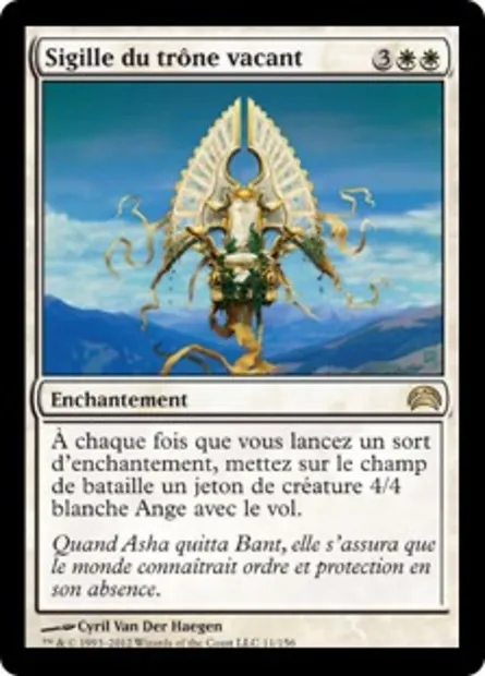 Sigille du trône vacant, carte Magic PC2 11 — extension Planechase 2012