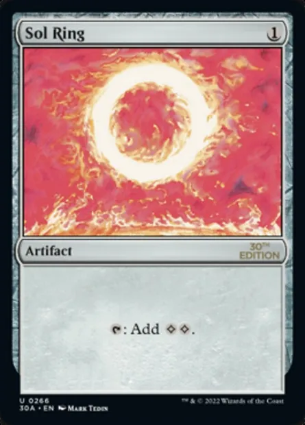 Sol Ring, Magic card 30A 266 — 30th Anniversary Edition set