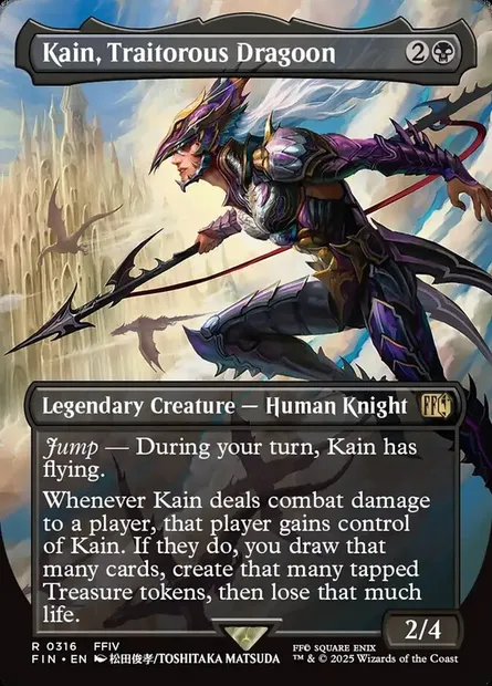 Kain, Traitorous Dragoon, Magic card FIN 316 — Final Fantasy set