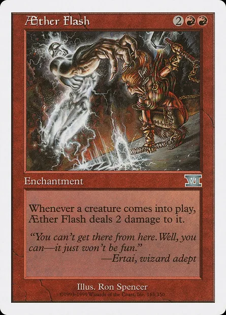 Aether Flash, Magic card 6ED 163 — Classic Sixth Edition set