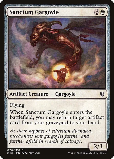 Sanctum Gargoyle, Magic card C16 76 — Commander 2016 set
