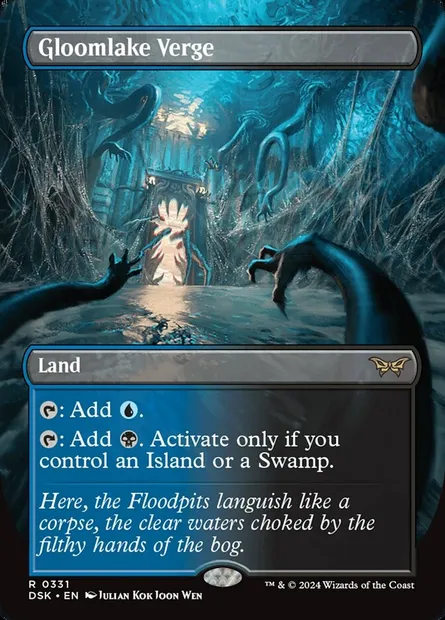 Gloomlake Verge, Magic card DSK 331 — Duskmourn: House of Horror set