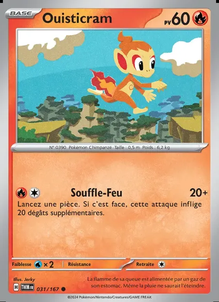 Ouisticram, carte Pokémon TWM 031 — extension Mascarade Crépusculaire