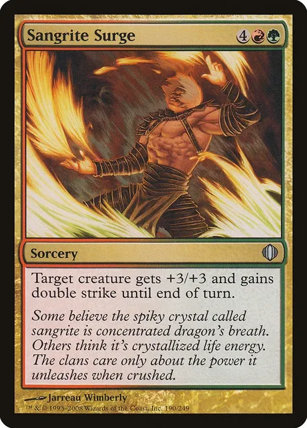 Sangrite Surge, Magic card ALA 190 — Shards of Alara set
