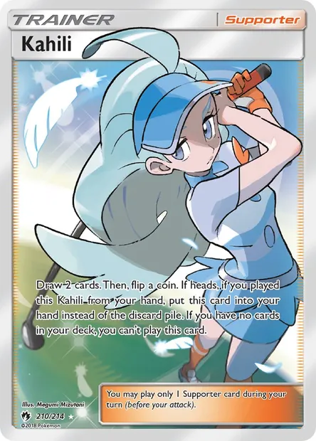 Kahili, Pokémon card LOT 210 — Lost Thunder set