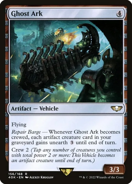 Ghost Ark, Magic card 40K 156 — Warhammer 40,000 Commander set