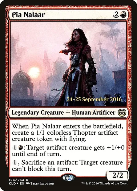 Pia Nalaàr, carte Magic PKLD 124s — extension Kaladesh Promos