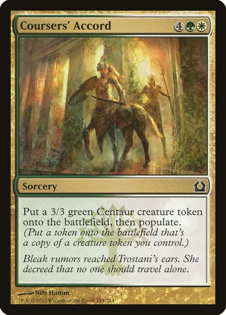 Coursers' Accord, Magic card RTR 154 — Return to Ravnica set