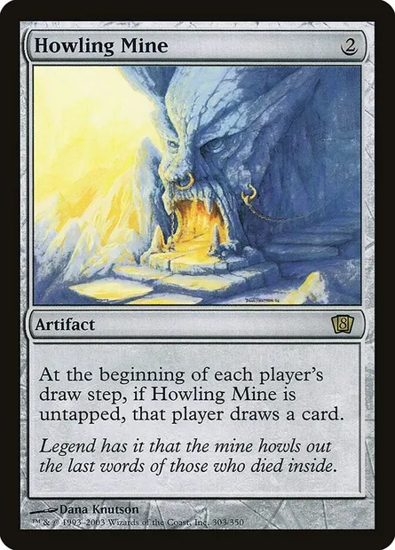 Howling Mine, Magic card 8ED 303★ — Eighth Edition set
