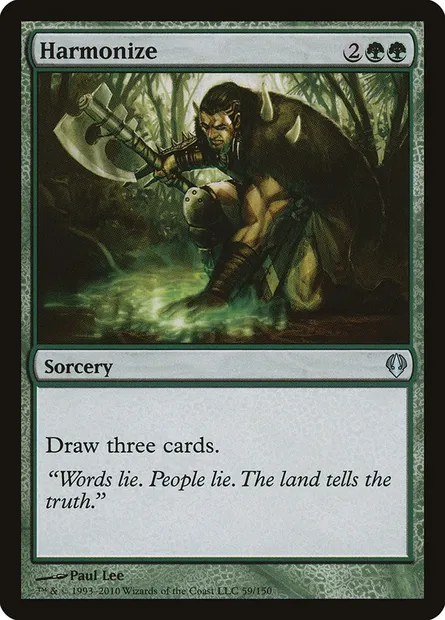 Harmonize, Magic card ARC 59 — Archenemy set