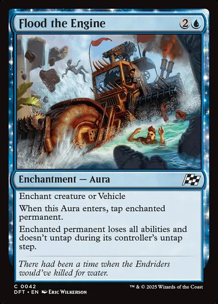 Flood the Engine, Magic card DFT 42 — Aetherdrift set