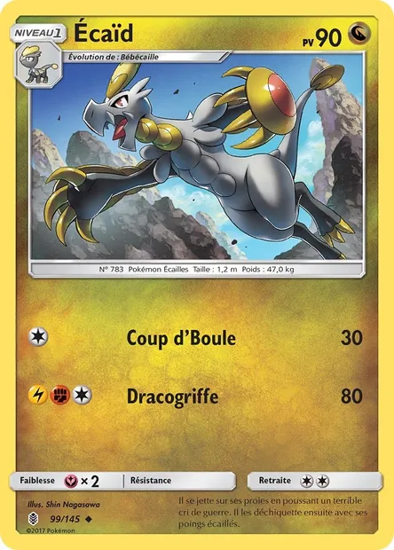 Écaïd, carte Pokémon GRI 99 — extension Gardiens Ascendants