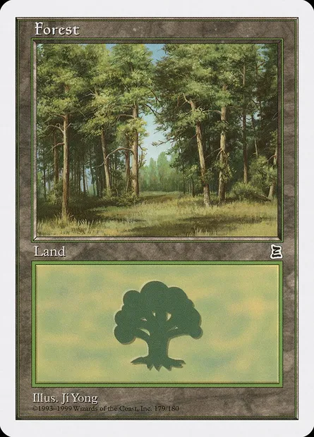 Forest, Magic card PTK 179 — Portal Three Kingdoms set