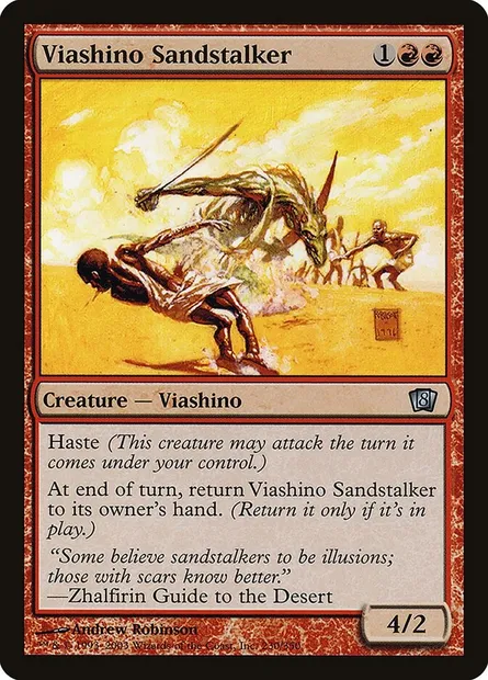 Viashino Sandstalker, Magic card 8ED 230★ — Eighth Edition set