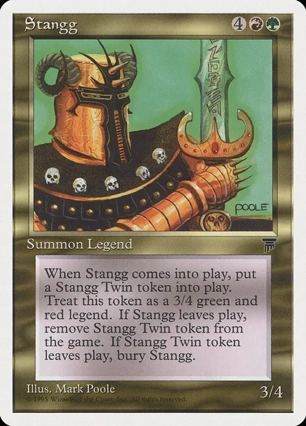Stangg, Magic card CHR 86 — Chronicles set